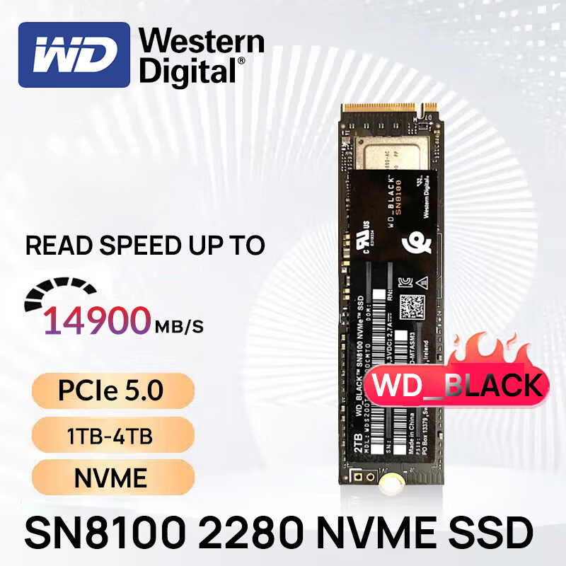 Nvme Pcie 5.0 Ssd 4Tb - Western Digital PCIe 5.0 Nouveau SSD